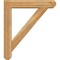 Ekena Millwork Traditional Craftsman Rough Sawn Bracket w/ Offset Brace, Western Red Cedar, 6"W x 28"D x 32"H BKT0604X28X32TRA04RWR - alternate 2